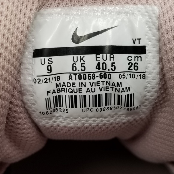 Nike Air Max 95 Particle Rose Shoes Womens 9 Pink - Picture 8 of 8